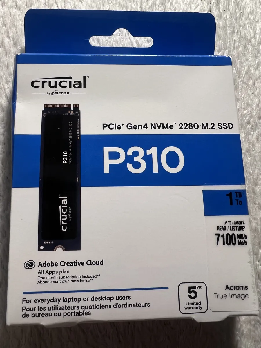 1 TB Gen 4 NVME SSD - $71.99