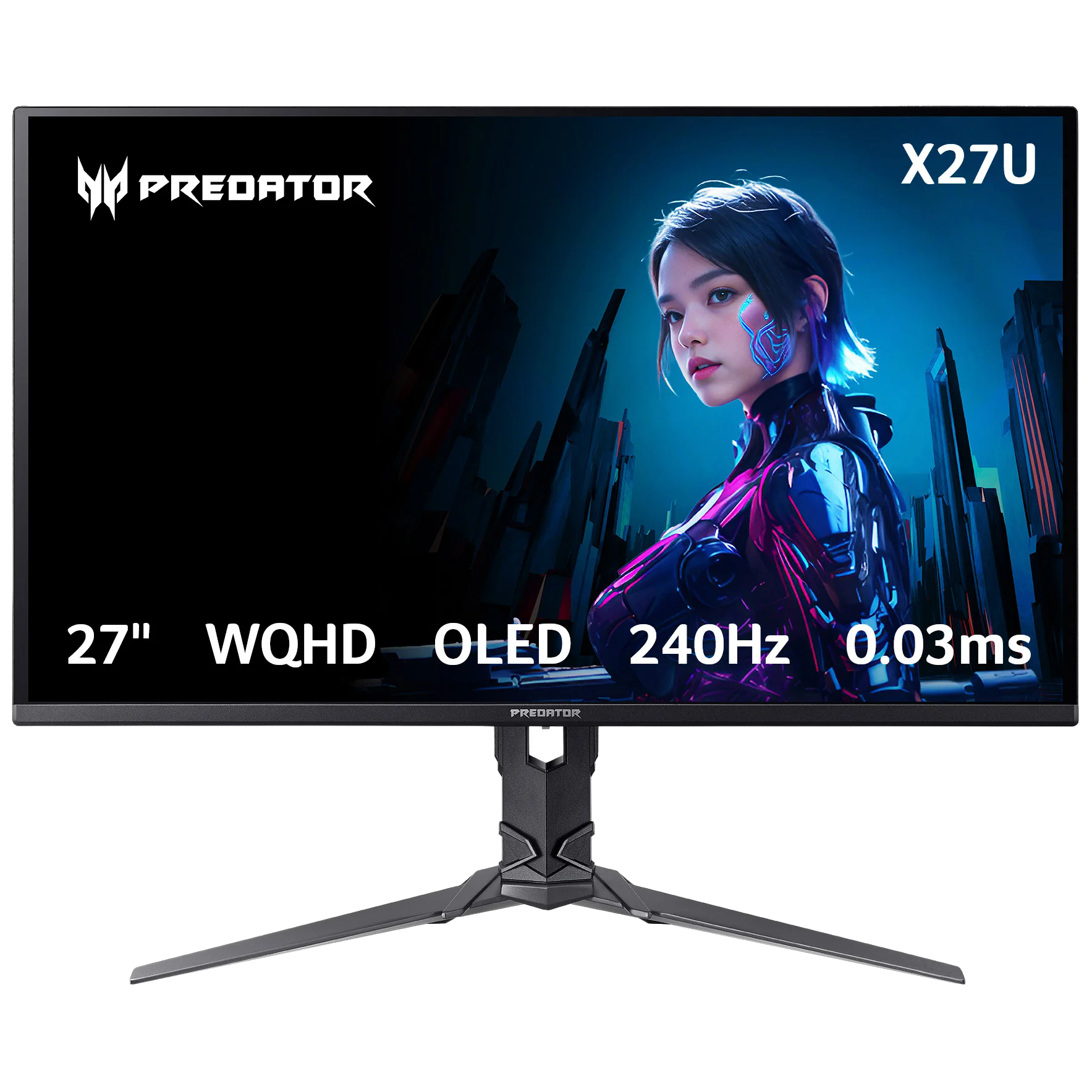 Acer 26.5" Predator X27U OLED WQHD 240Hz Monitor - $319.99
