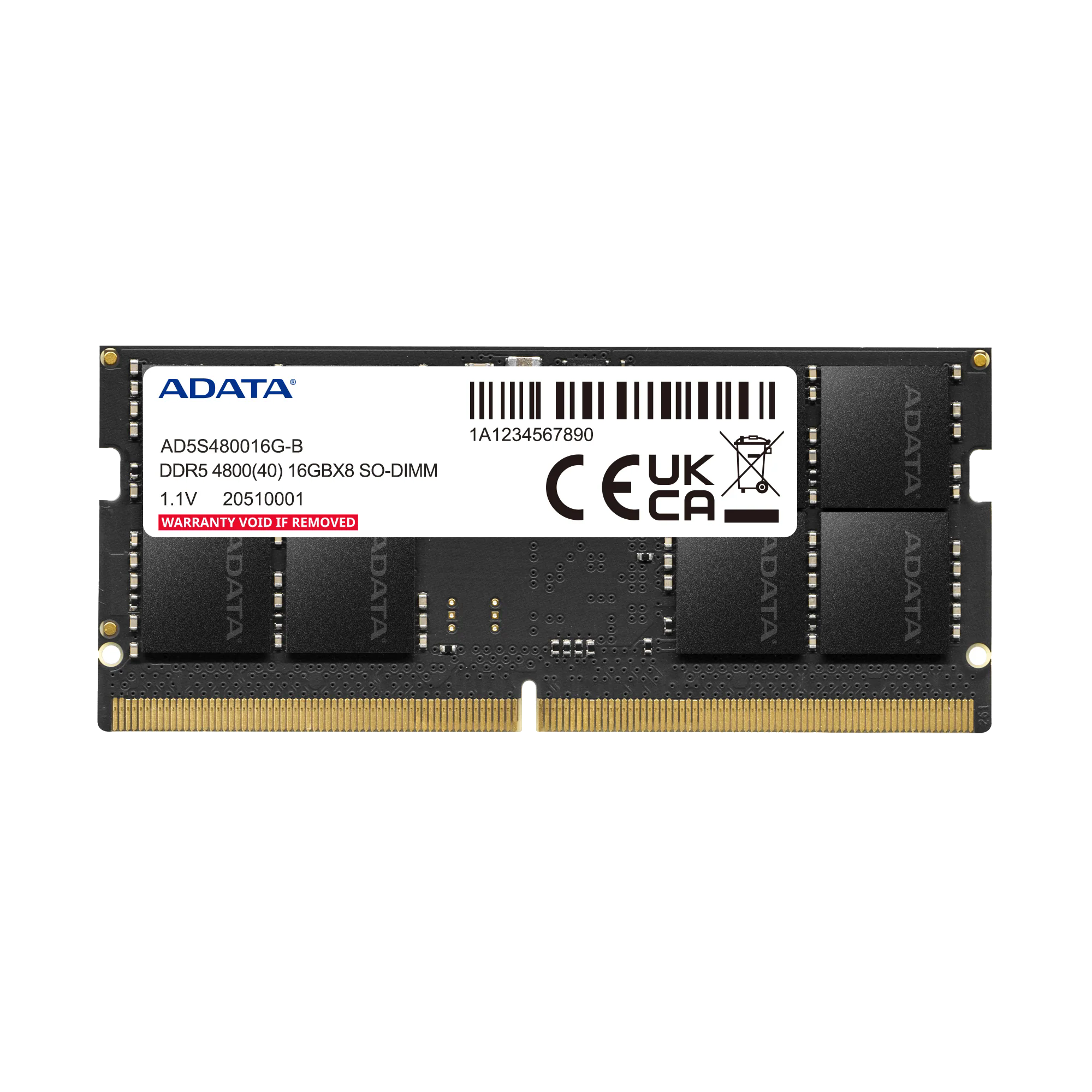 ADATA DDR5-4800 SO-DIMM Memory - $179.99