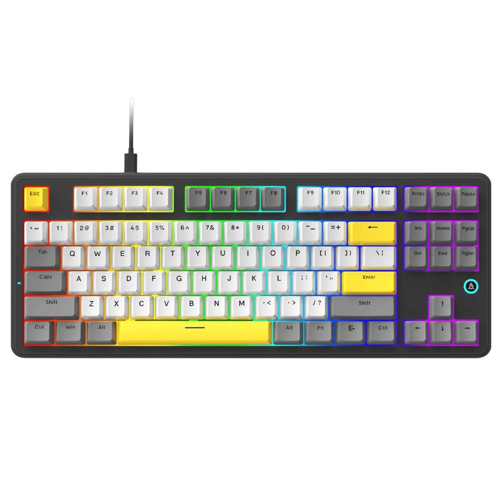 Ajazz AK 870 TKL Mechanical Keyboard - $28.49