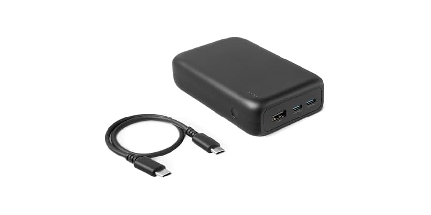 Amazon Basics 20,000 mAh Portable Charger - $12.99