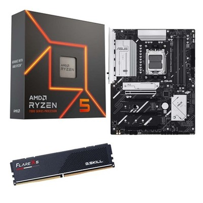 AMD Ryzen 5 7600X, ASUS B650E Max WiFi, G.Skill 16GB DDR5 - $280.48