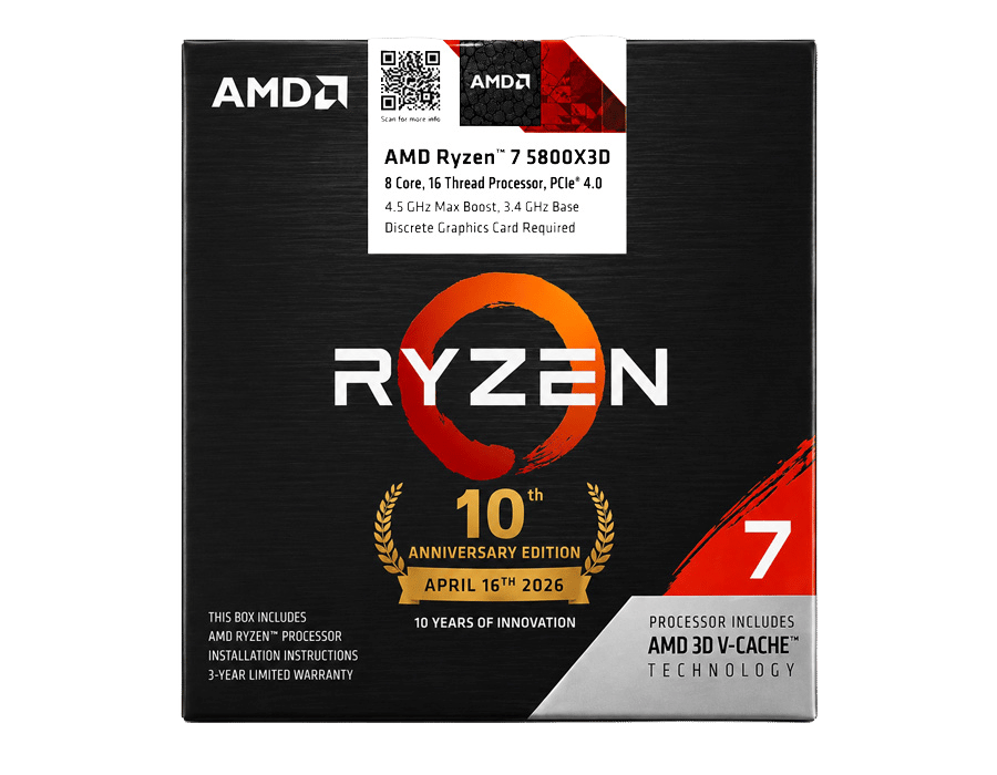 AMD Ryzen 7 5800X3D 10th Anniversary Edition Bundle - $398.99