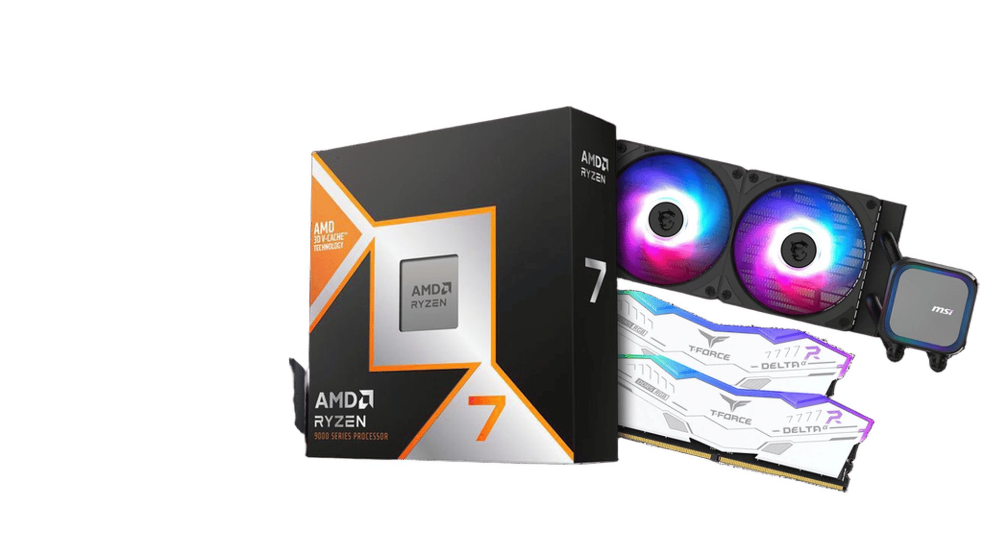 AMD Ryzen 7 9800X3D + MSI MAG CoreLiquid A13 AIO - $429