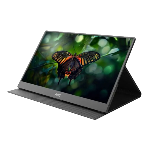 AOC 15.6" 1080p Portable USB-C Monitor - $28
