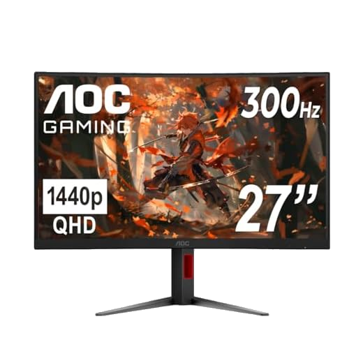 AOC CQ27G4ZH 27" Curved QHD Monitor - $140.99