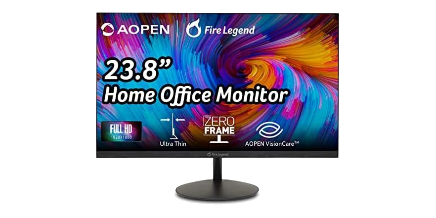 AOPEN by Acer 24SA2Y 23.8" Full HD Monitor - $61