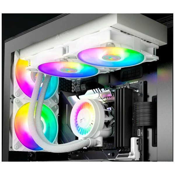 ARCTIC Liquid Freezer III 280mm A-RGB (White) - $29.99