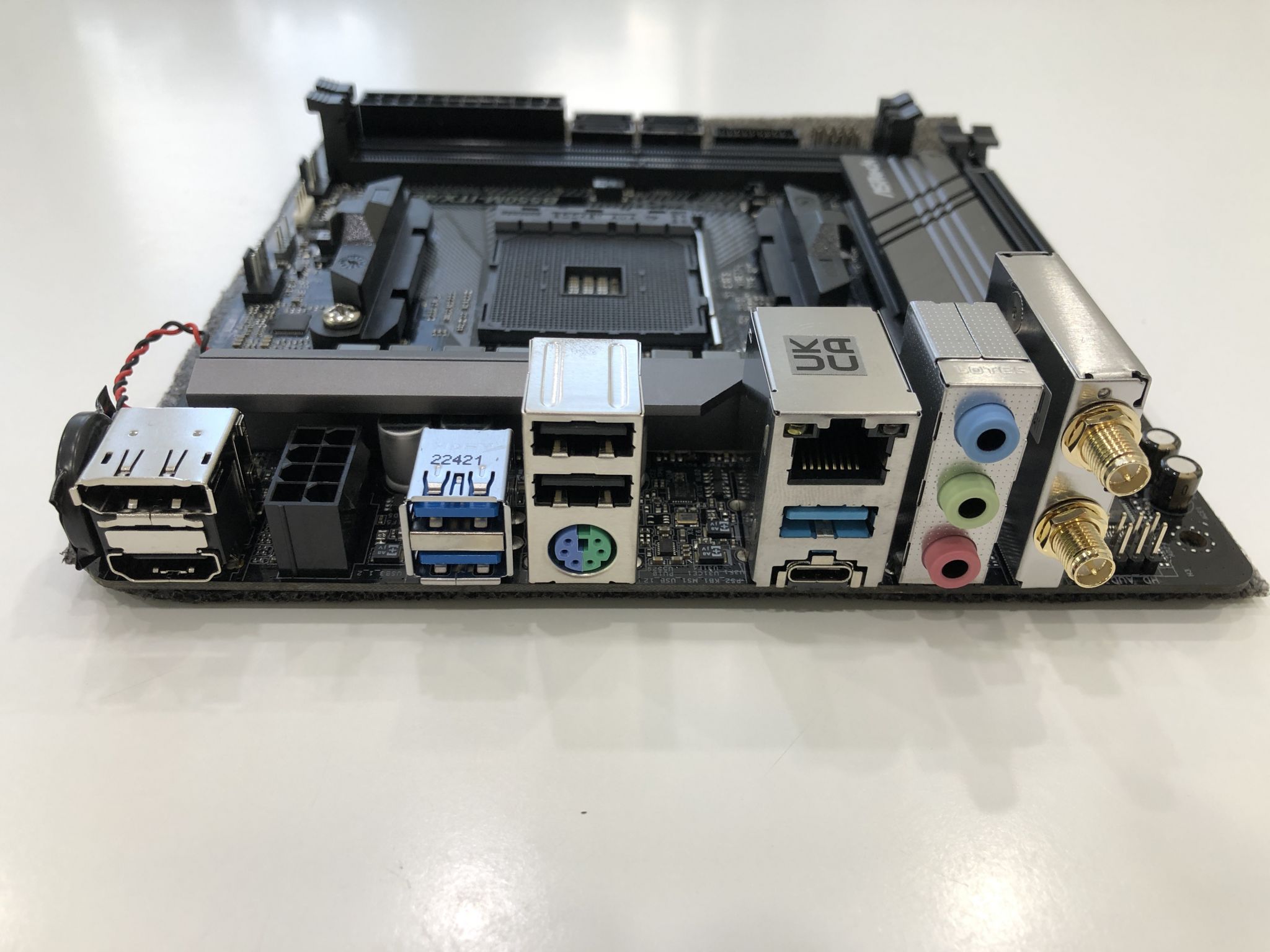 ASRock B550M-ITX/AC Mini ITX AMD Motherboard - $74.99