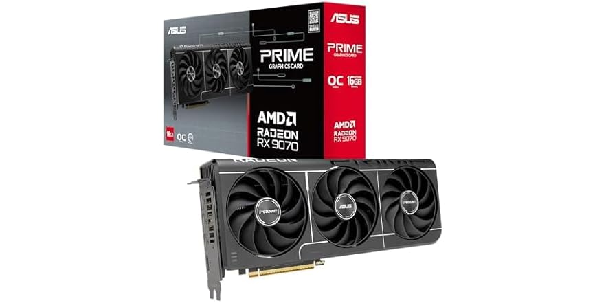 ASUS Prime AMD Radeon RX 9070 16GB GDDR6 OC - $519.99