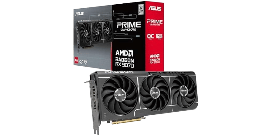 ASUS Prime Gaming Radeon RX 9070 XT OC Edition - $699.99