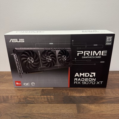ASUS PRIME Radeon RX 9070 XT 16GB GDDR6 OC - $619