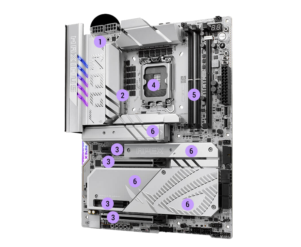 ASUS ROG MAXIMUS Z890 APEX + Crucial E100 2TB SSD - $574.99