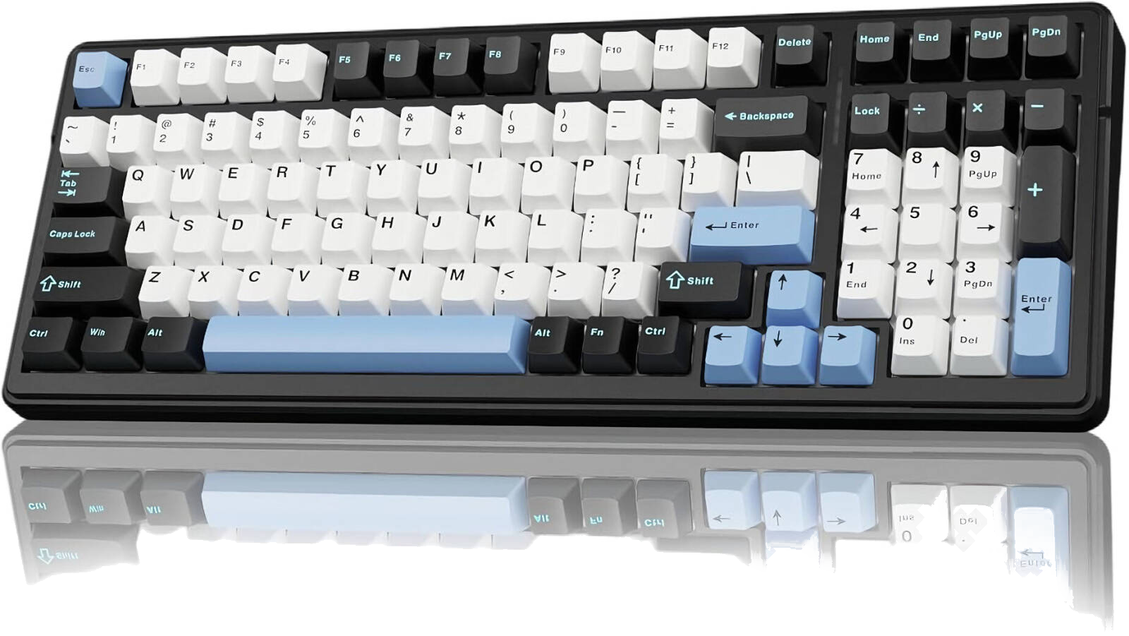 AULA F99 Hot-Swappable Tri-mode 96% Mechanical Keyboard - $13.28