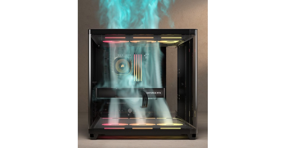 Corsair AIR 5400 RS-R ARGB Mid-Tower PC Case - $138
