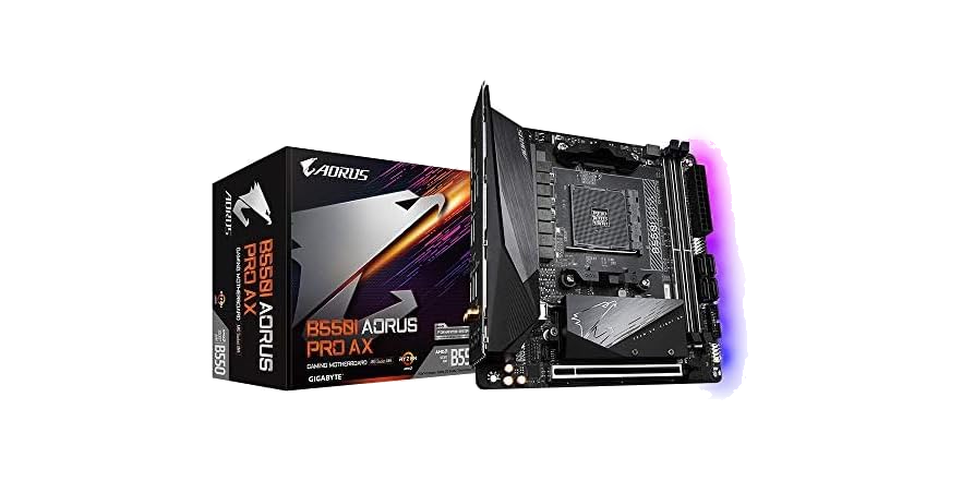 Gigabyte B550I AORUS PRO AX MAB AMD - $139.99