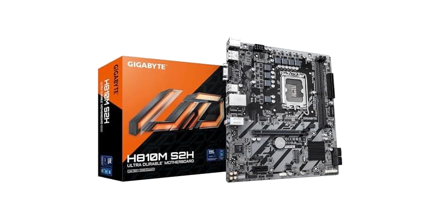 GIGABYTE H810M S2H LGA 1851 Motherboard - $62.99