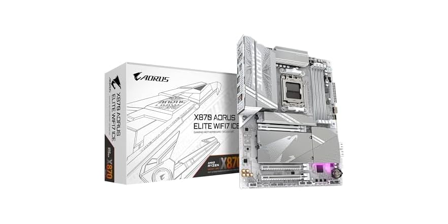 GIGABYTE X870 AORUS Elite WIFI7 ICE - $188.99