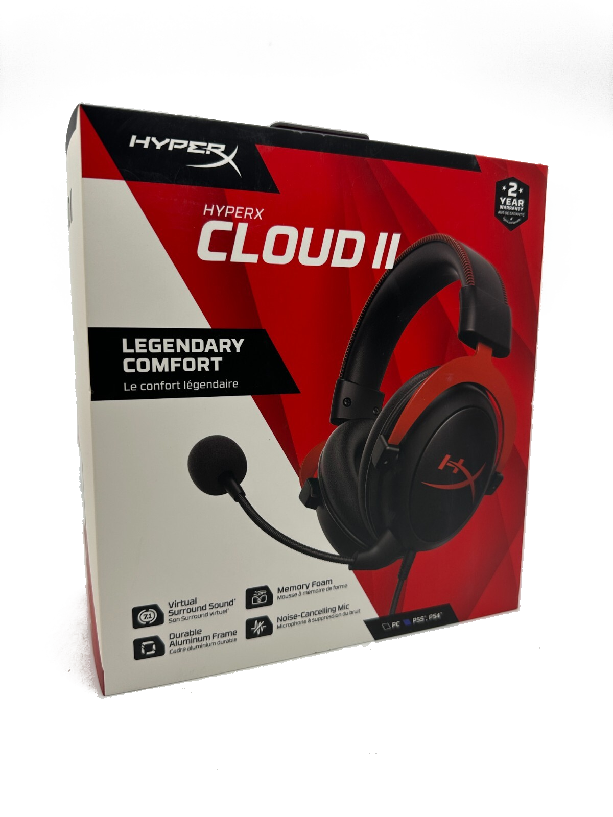 HyperX Cloud II Wired Gaming Headset - $35.60
