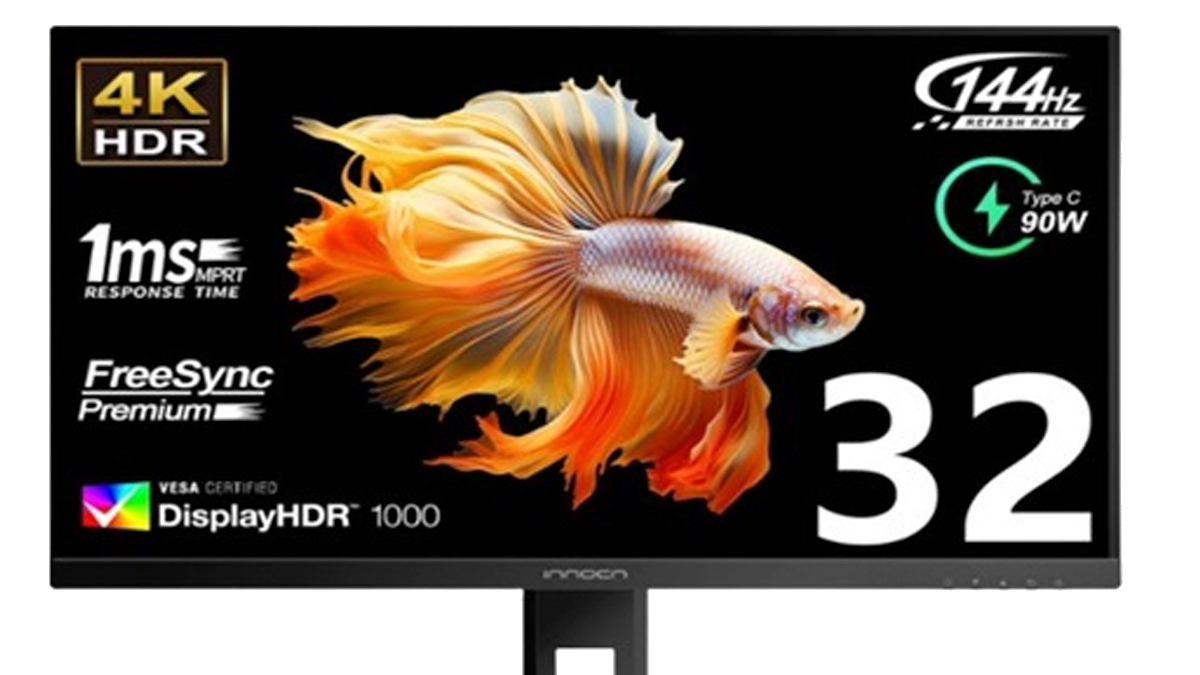 INNOCN 32" Mini LED 4K 160Hz Monitor - $499.99