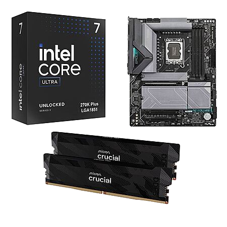 Intel 270K Plus + Gigabyte Z890 Eagle WIFI7 + Corsair RAM - $549.99