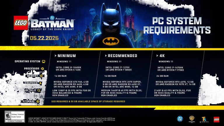 Intel Core Ultra 5 245KF + LEGO Batman: Legacy - $149.99