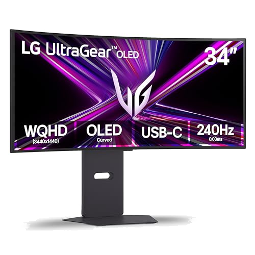 LG 34GX900A-B Ultragear 34” Curved Gaming Monitor - $650