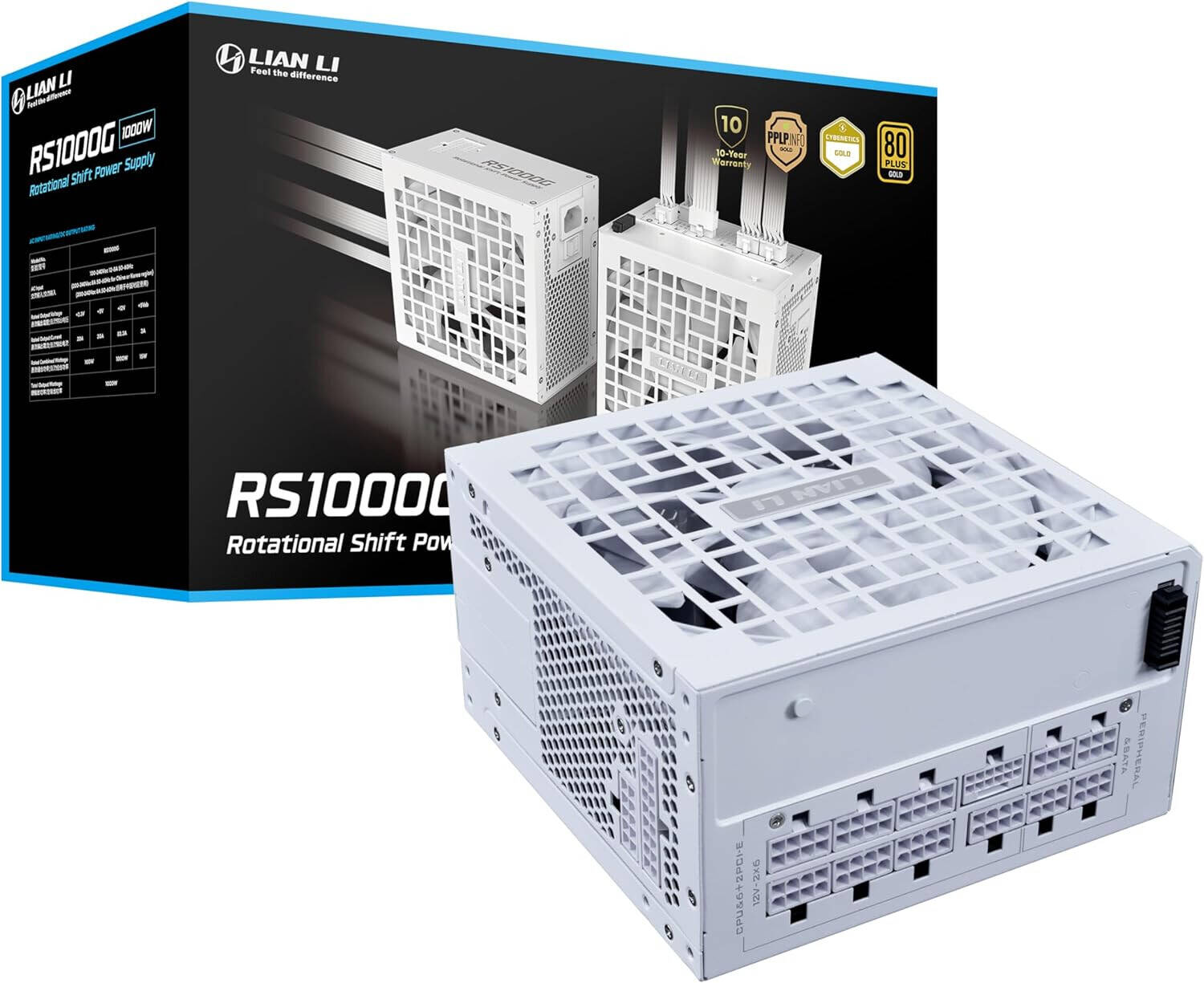 Lian Li RS1000G 1000W ATX Power Supply - $79.99