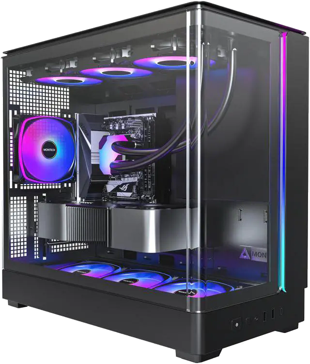 Montech KING 15 PRO MATX Case Bundle with Century II 850w - $149.90