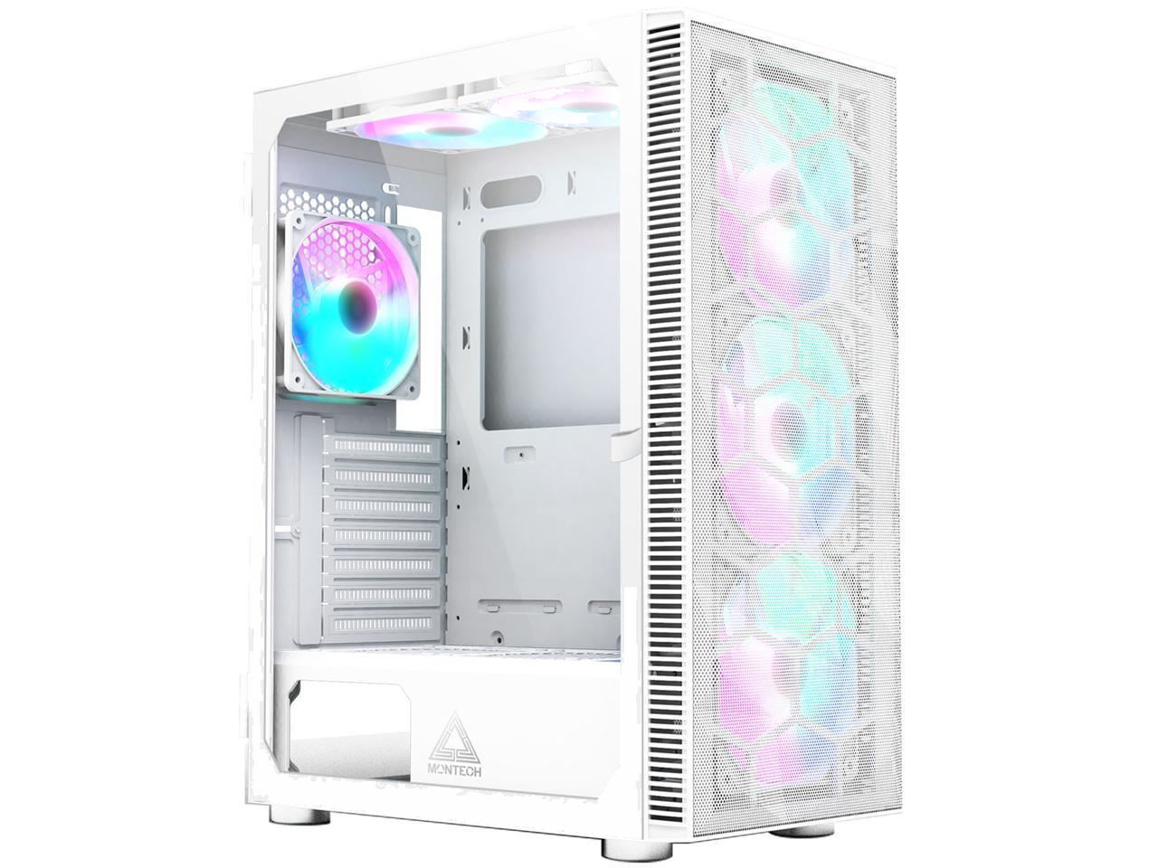 Montech X3 Mesh ATX Case w/ 6 fans + free 550w PSU - $69.99