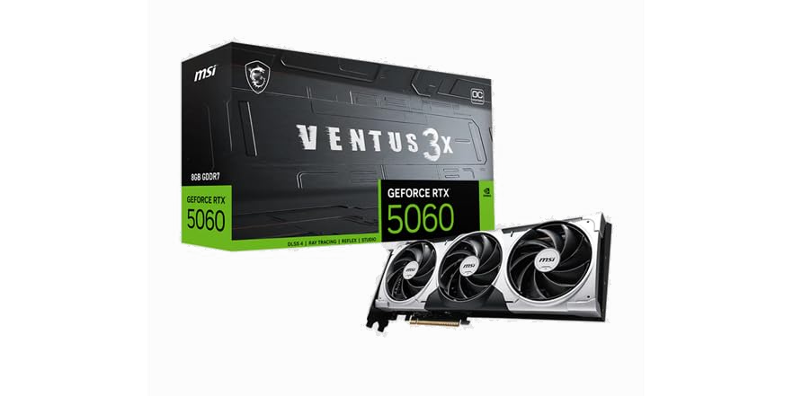 MSI GeForce RTX 5060 8G - $256