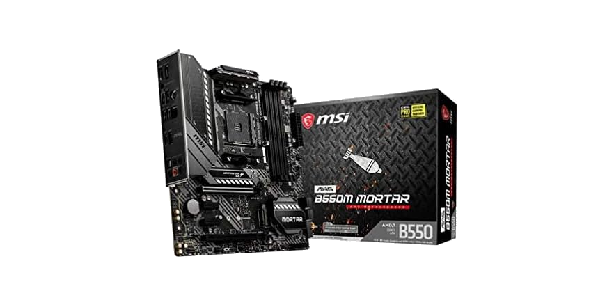 MSI MAG B550M Mortar Motherboard - $79.99