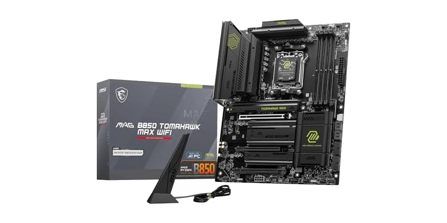 MSI MAG B850 TOMAHAWK MAX WIFI Motherboard - $109.99