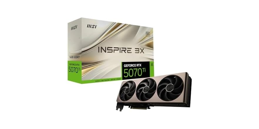 MSI RTX 5070 Ti 16G Inspire 3X OC - $899.99