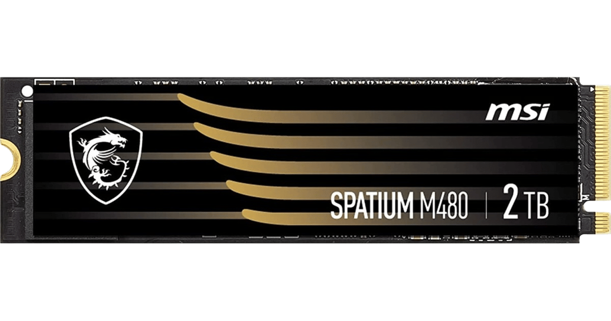 MSI SPATIUM M480 PRO PCIe 4.0 NVMe M.2 1TB SSD - $149.99
