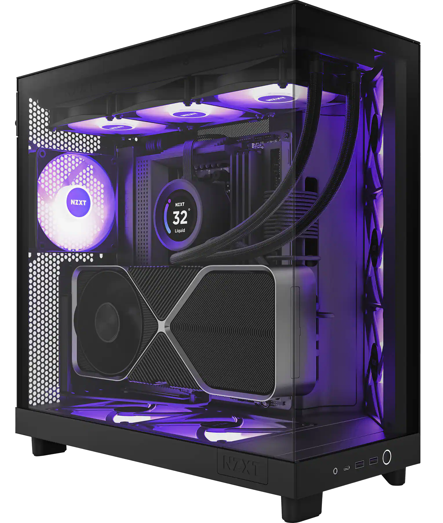 NZXT H6 Flow Black - $69.99