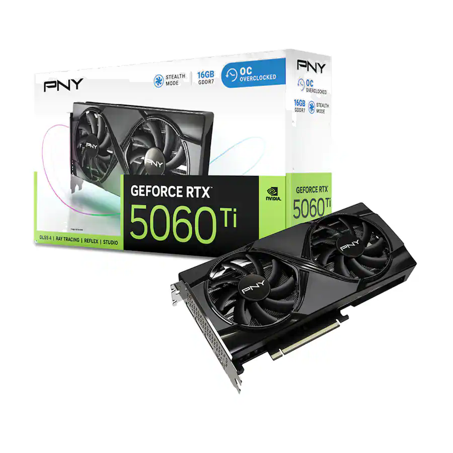 PNY GeForce RTX 5060 Ti Overclocked 16GB GDDR7 - $419.99