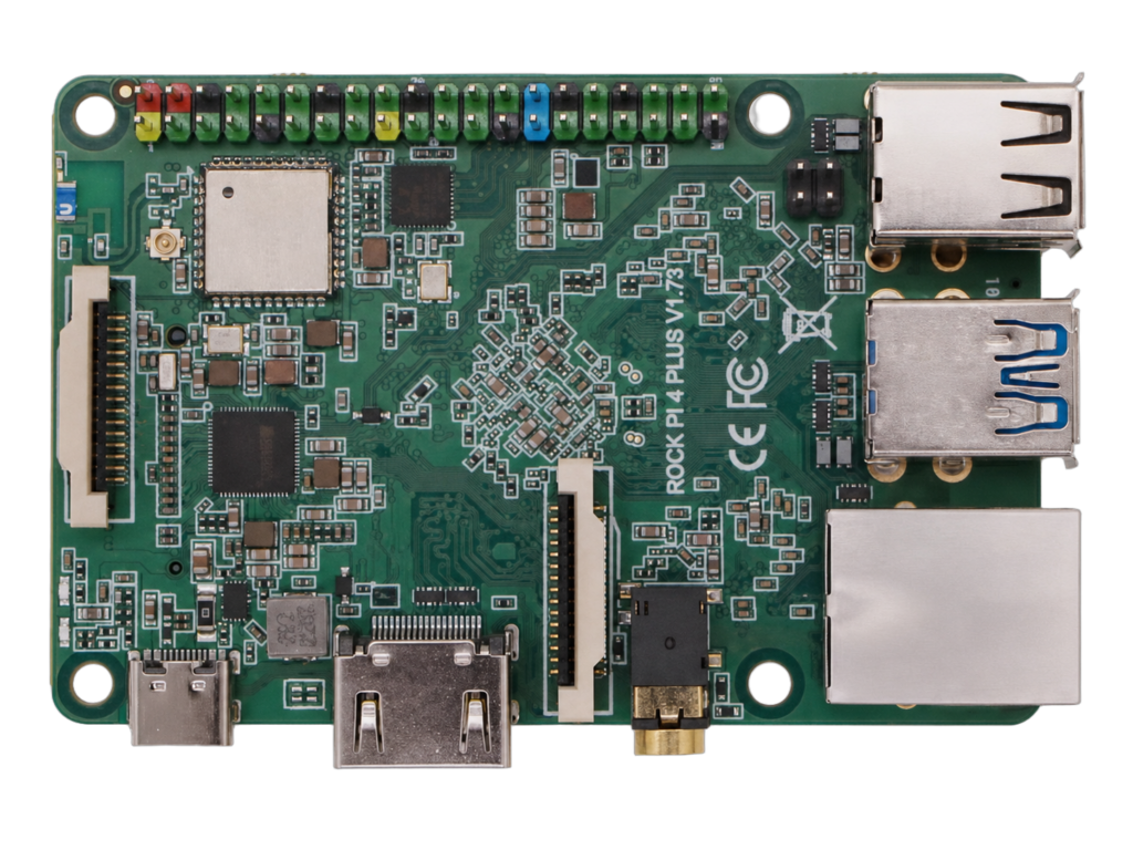 Radxa Rock Pi 4B+ (2GB / 32GB eMMC) - $29.99 CAD