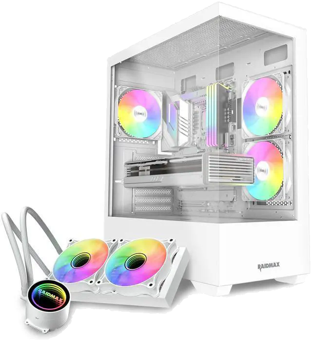 RAIDMAX I801 ATX Gaming PC Case Bundle - $99.99