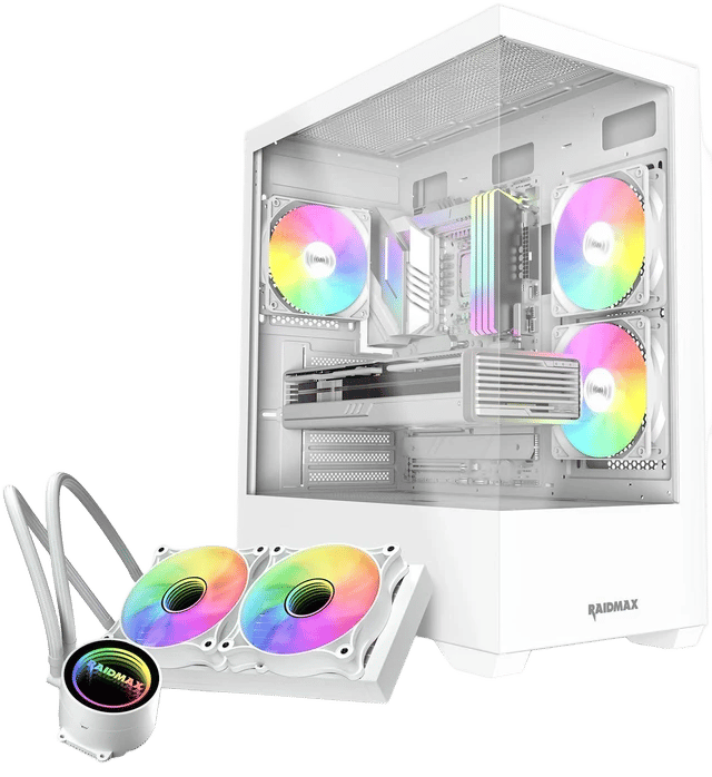 RAIDMAX I801 ATX Gaming PC Case Bundle - $99.99