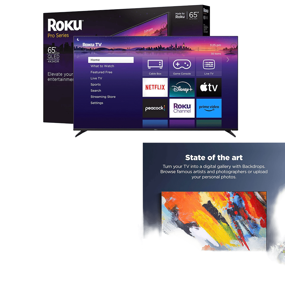 Roku 65-Inch Pro Series Smart TV 4K OLED 120Hz - $799.99