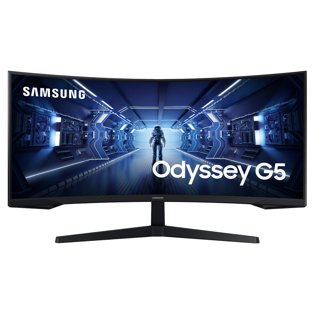Samsung 34” Odyssey G5 Curved Gaming Monitor - $138.99