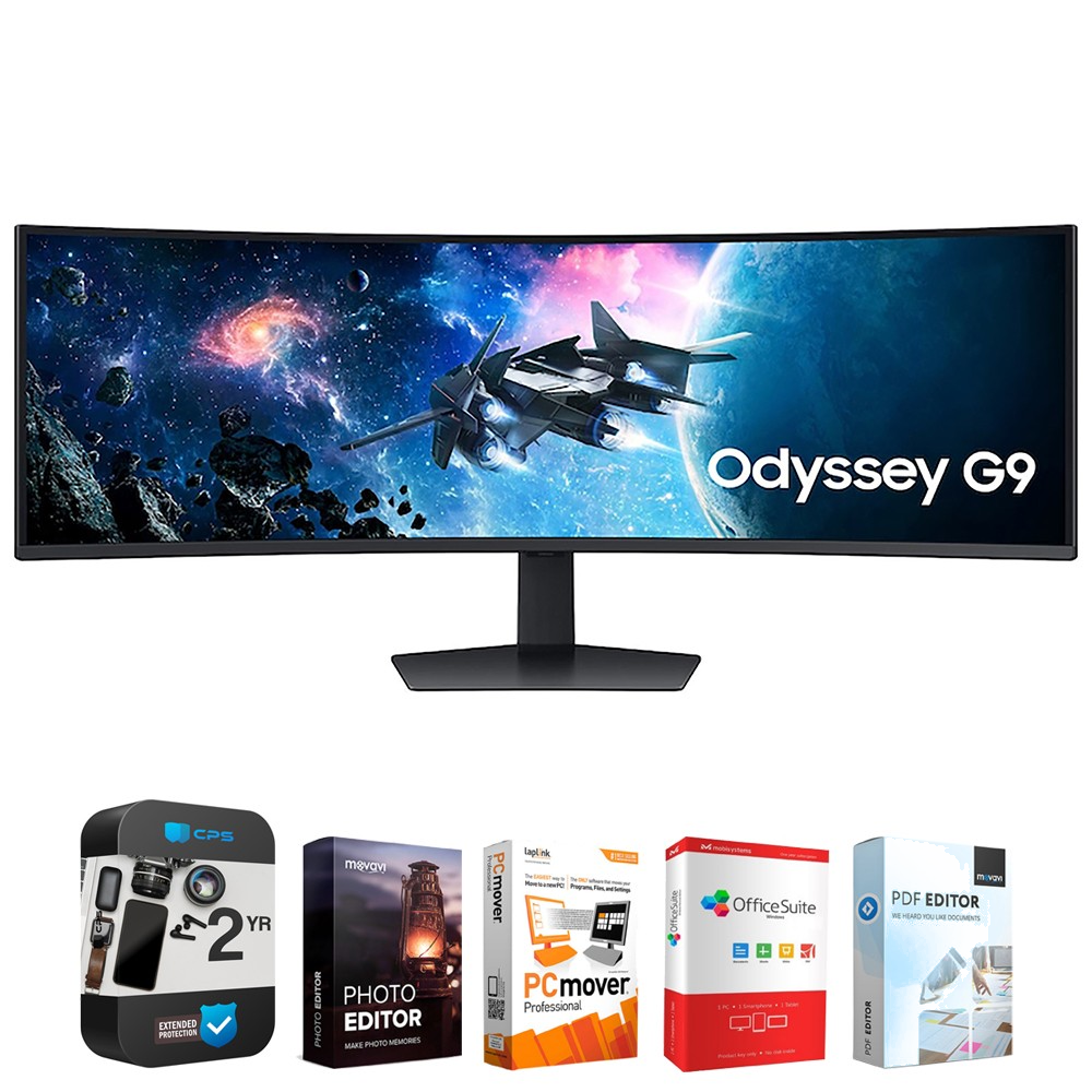SAMSUNG 49" Odyssey G9 (G95C) 240Hz Curved Gaming Monitor - $899.99