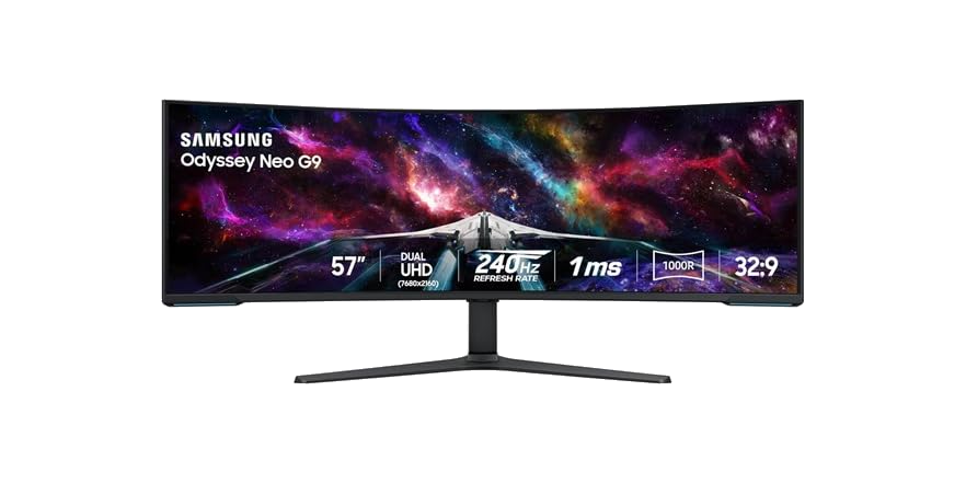 Samsung 57" DUHD Monitor LS57CG950NNXZA - $1,197.99