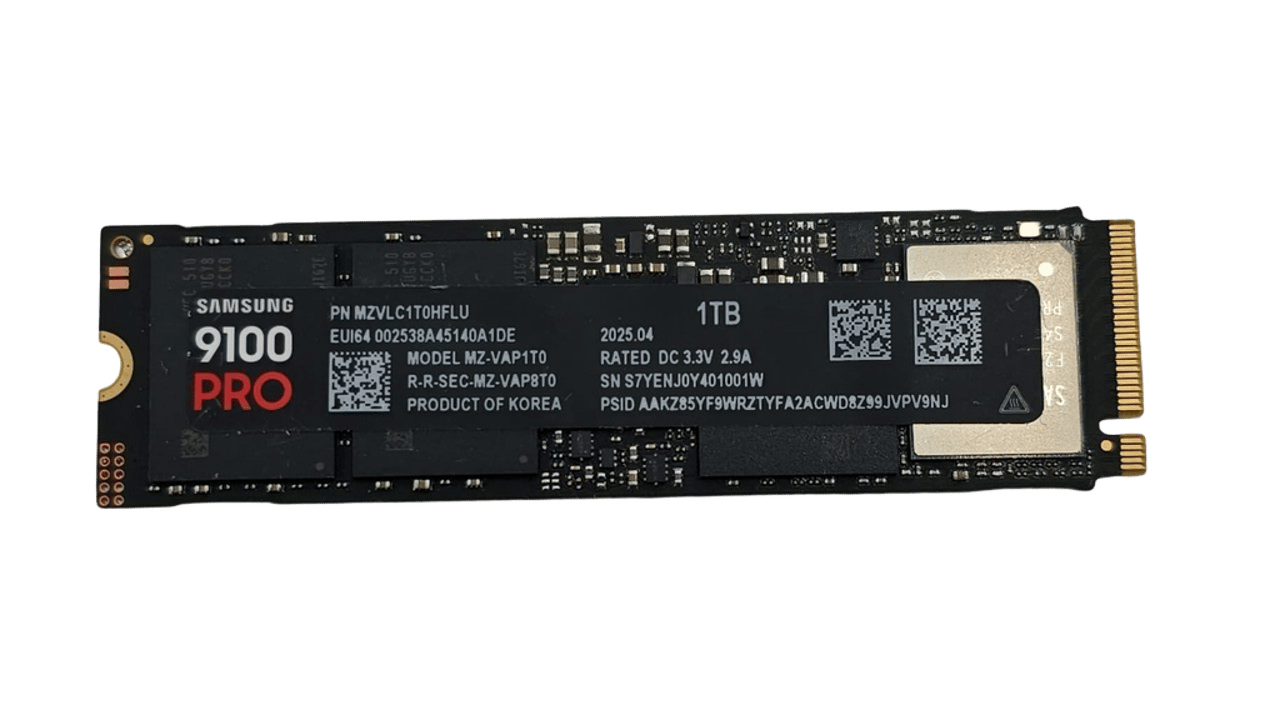 Samsung SSD 9100 PRO 1TB PCIe 5.0x4 M.2 - $196.64