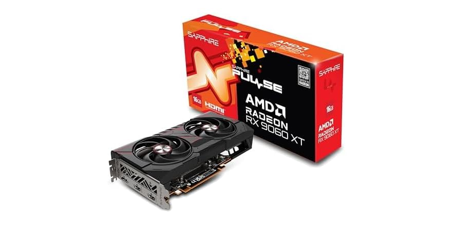 Sapphire Technology Pulse AMD Radeon RX 9060 XT 16GB - $315.58