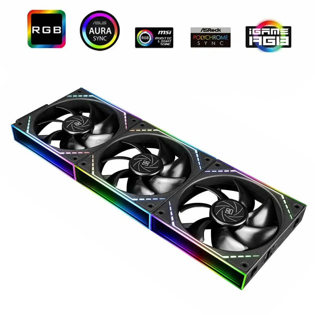 Thermalright TL-M12Q Infinity Mirror Fans (3 Pack) - $13.99