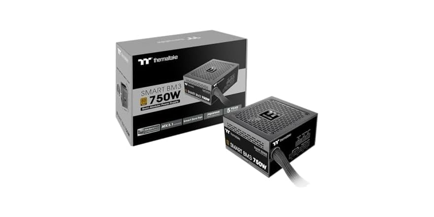 Thermaltake Smart BM3 750W 80Plus Bronze PSU - $40
