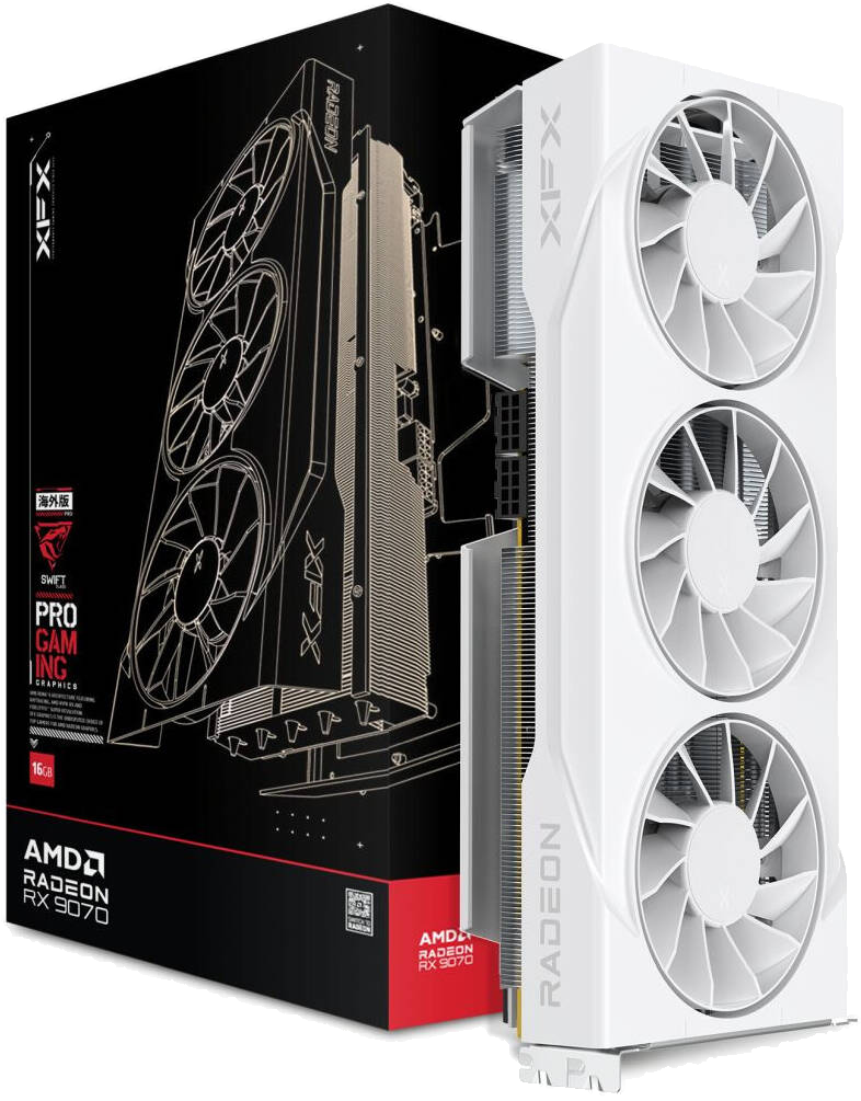 XFX AMD Radeon RX 9070 GRE Triple-Fan GPU - $479.99