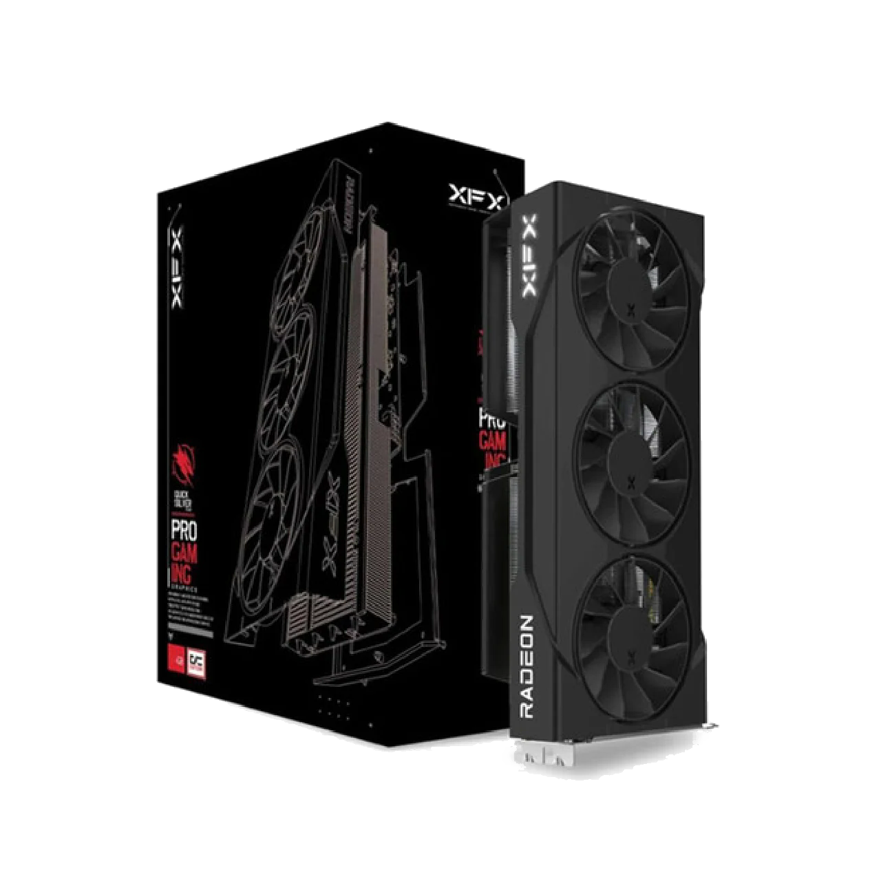 XFX Swift AMD Radeon RX 9060 XT OC Triple Fan 16GB - $385